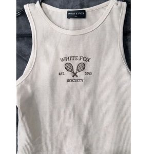 white fox top